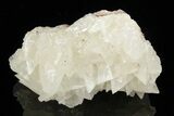 Fluorescent Calcite Crystal Cluster on Barite - Morocco #190884-1